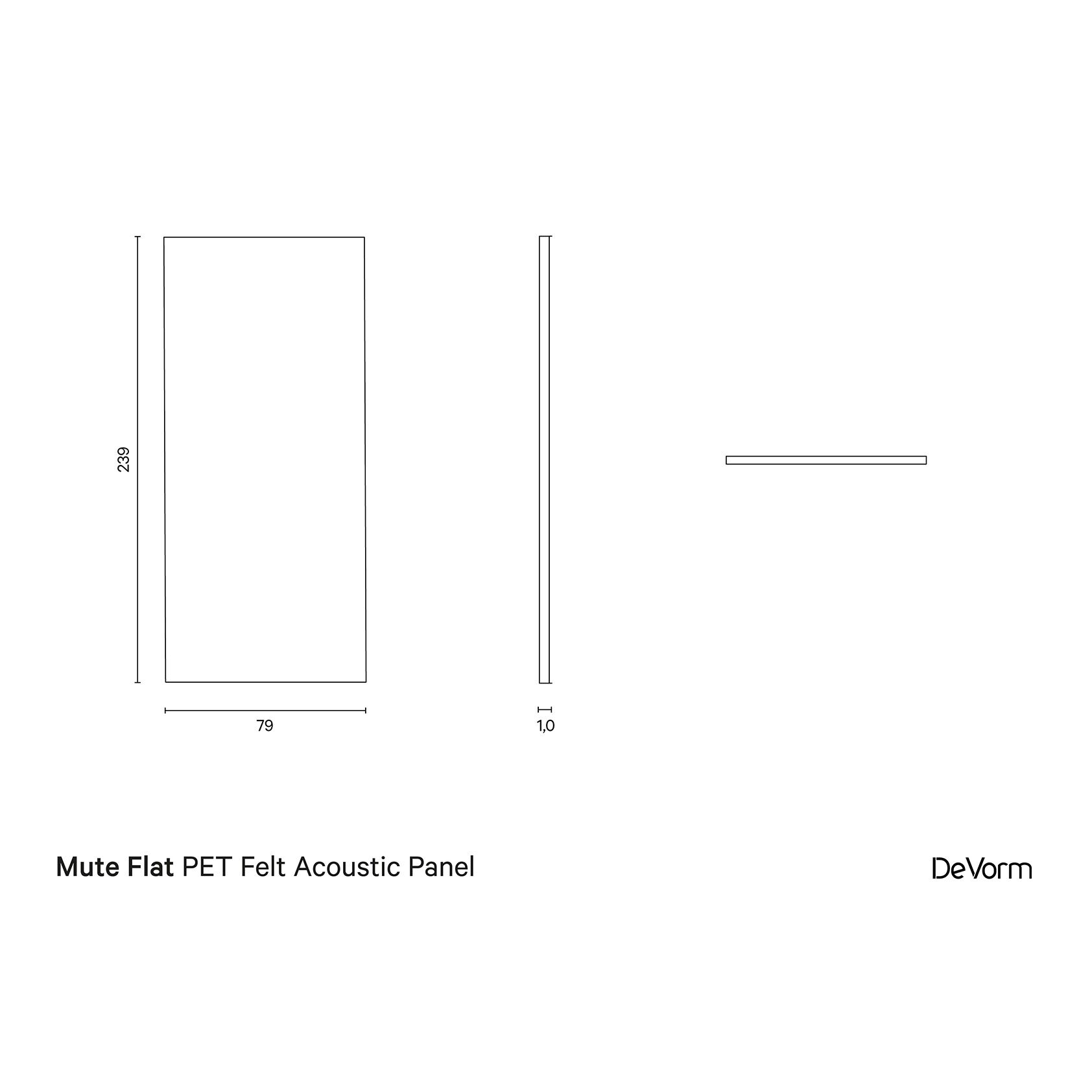 Mute_Flat_PET_Felt_Acoustic_Panel_TheShape