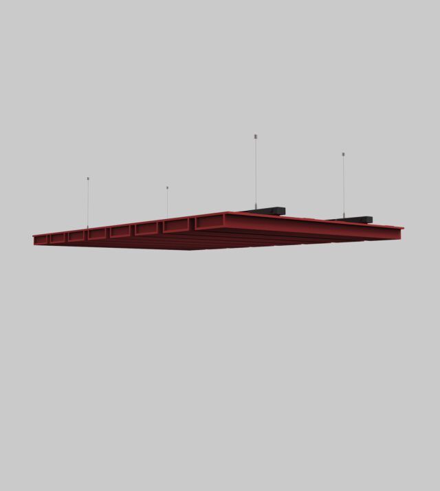 ReFelt-PET-Felt-Double-Baffles-Flat-Red-Bottom-view-640x715
